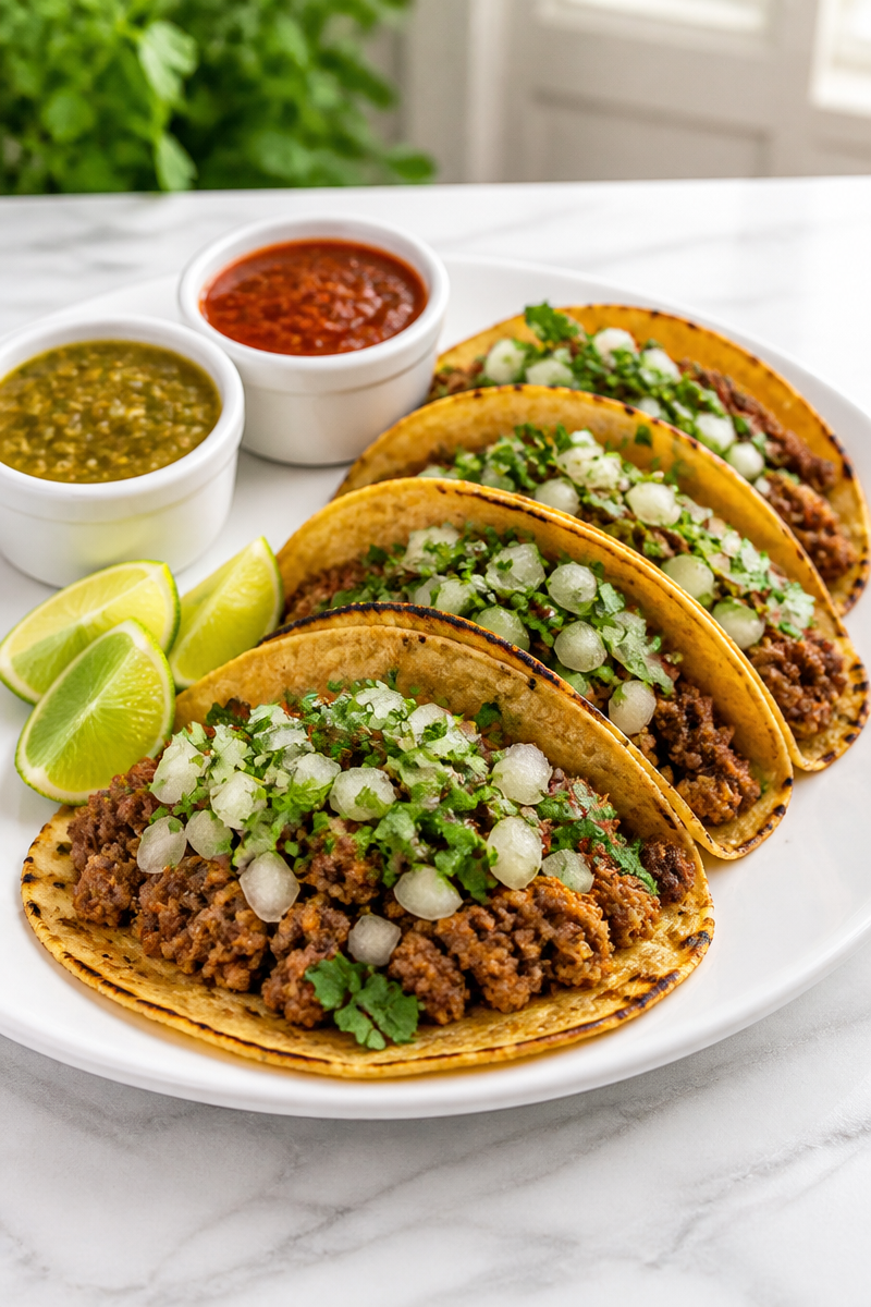 Ground Beef Street Taco Cilantro Lime