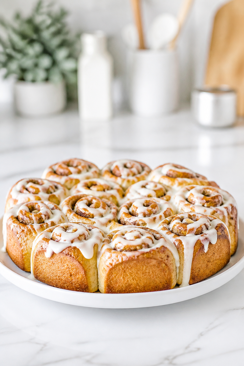Spooky Season Pumpkin Spice Cinnamon Roll
