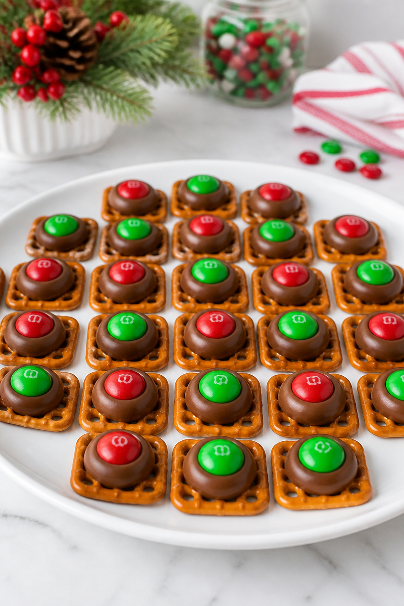 Fun Christmas Pretzel Hug Candy