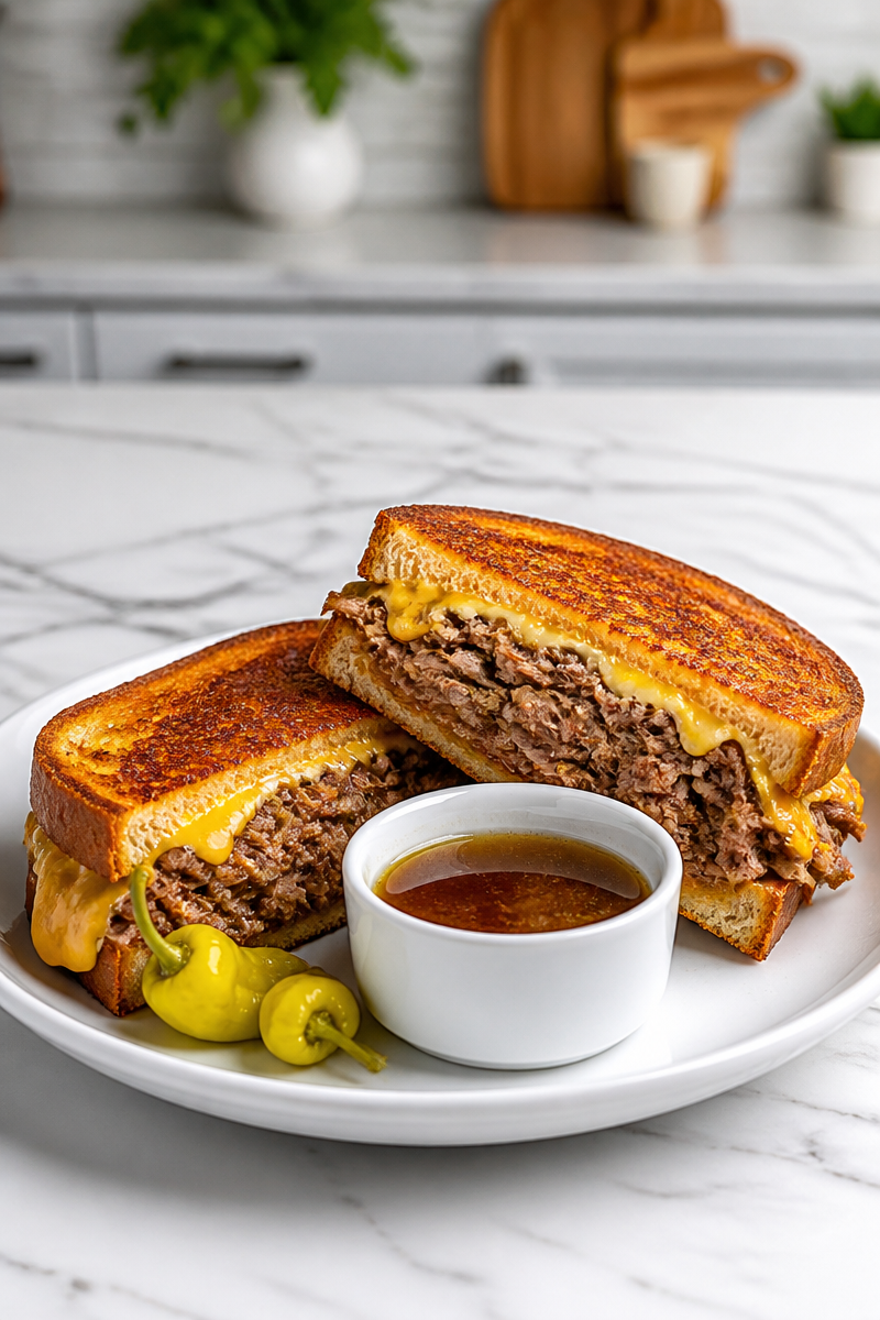 Mississippi Pot Roast Grilled Cheese