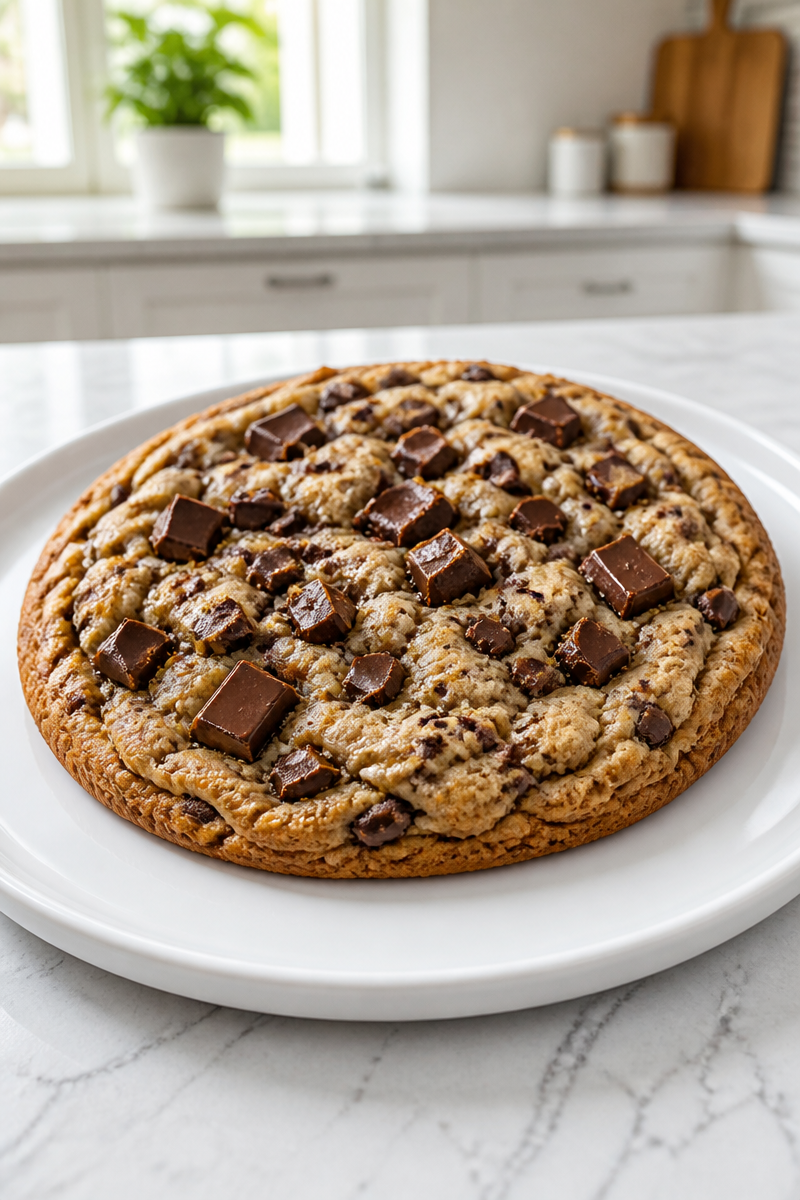 Bakery Style Giant Chocolate Cookie