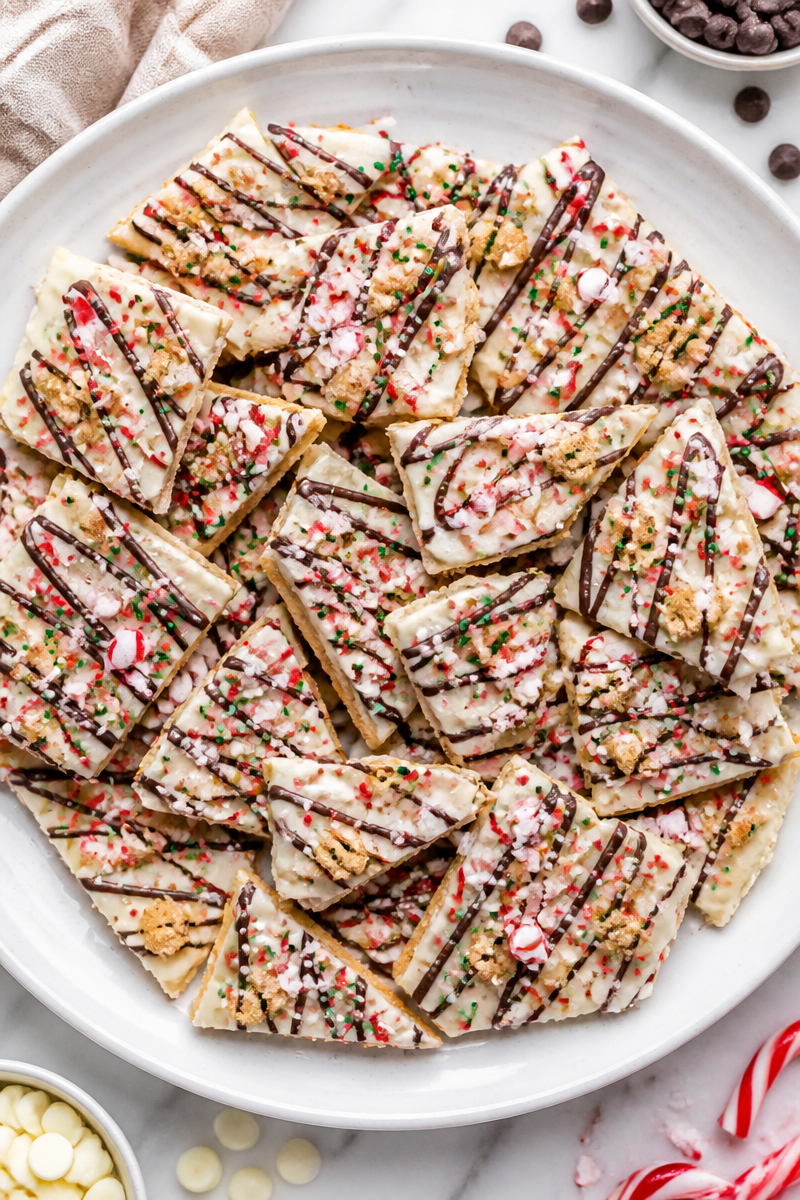Easy Christmas Cookie Bark Peppermint