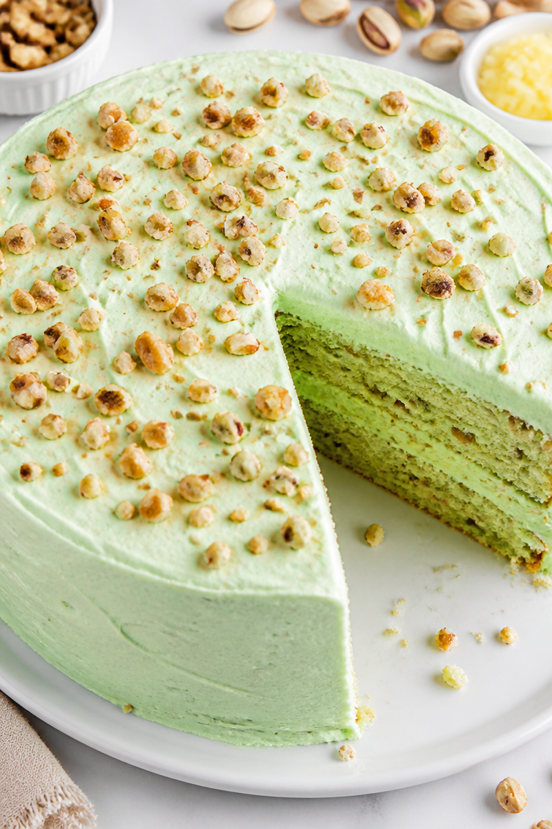 Vintage Watergate Cake Pistachio Pudding