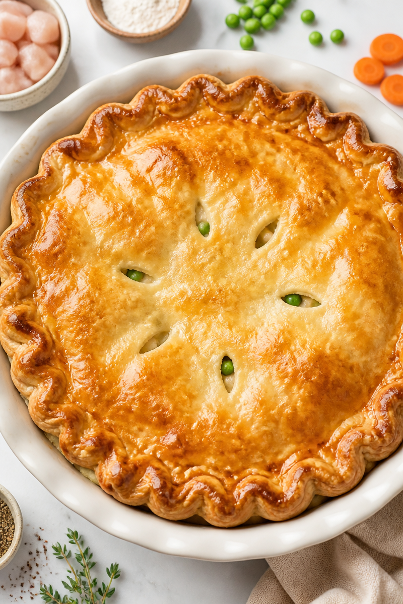 Chicken And Dumpling Pot Pie
