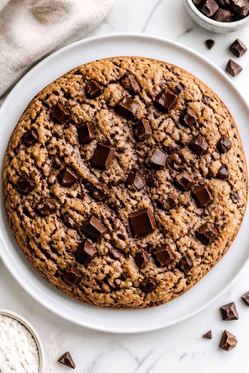 Bakery Style Giant Chocolate Cookie