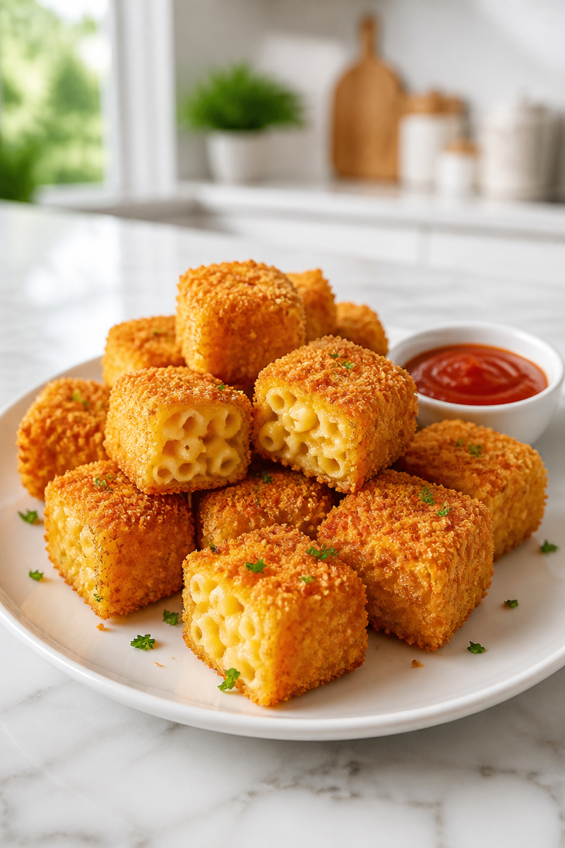 Baked Mac And Cheese Bites