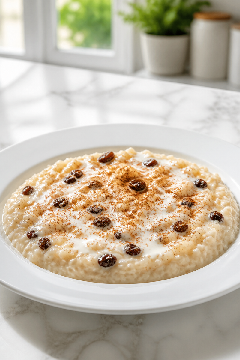 Classic Rice Pudding Cinnamon Raisin