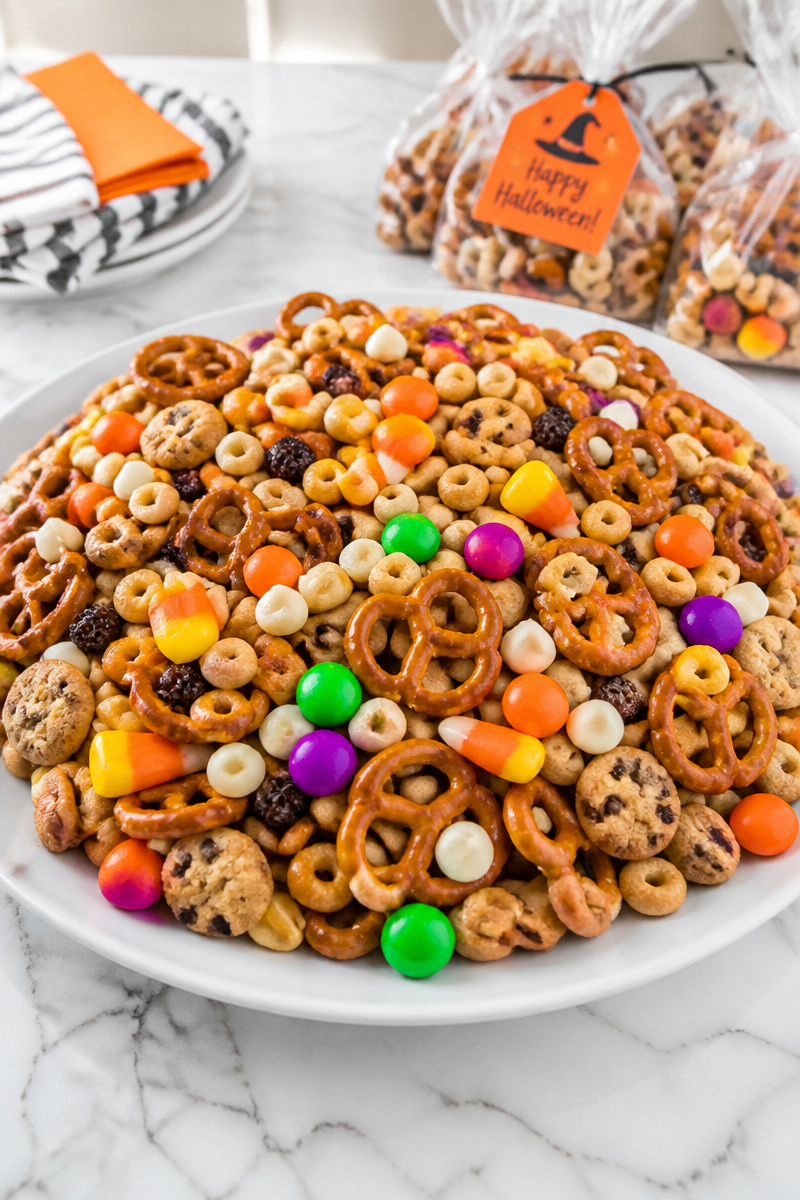 Monster Cookie Halloween Trail Mix