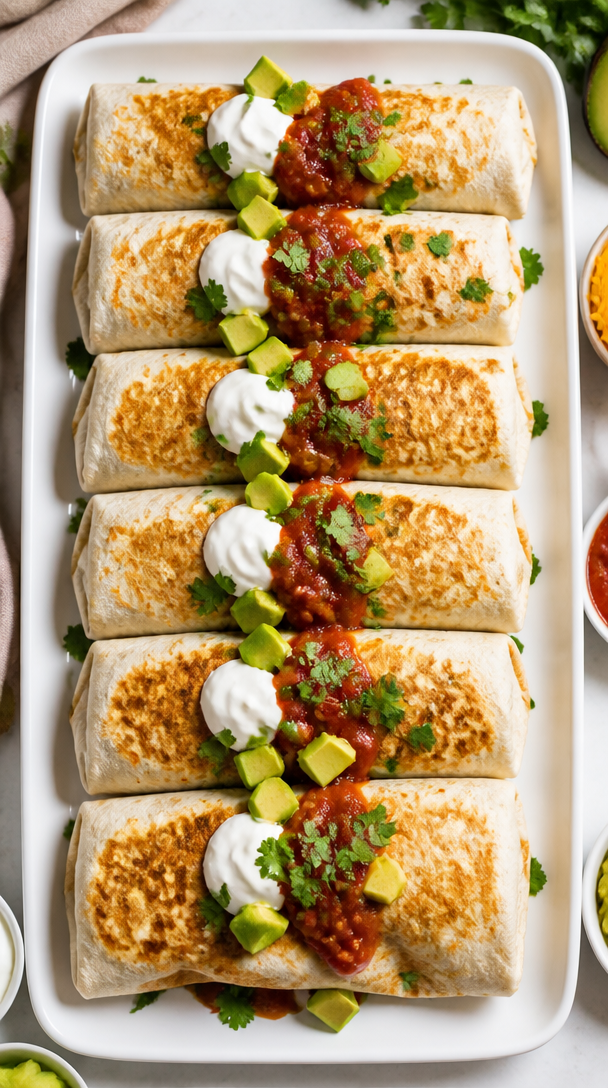 Loaded Breakfast Burrito Egg Sausage
