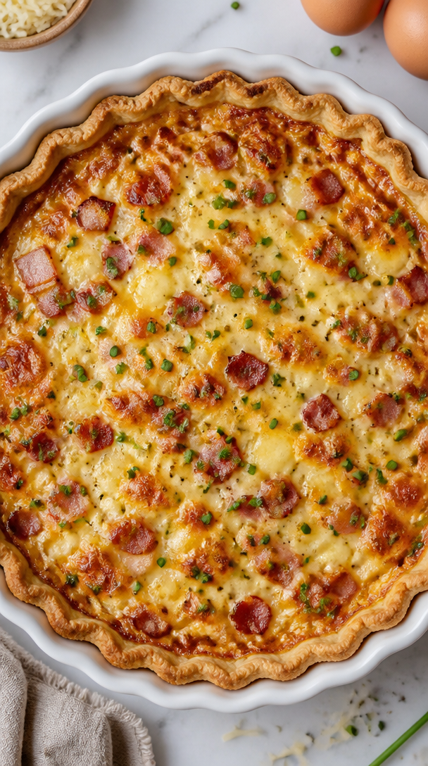 Classic Quiche Lorraine Bacon Gruyere