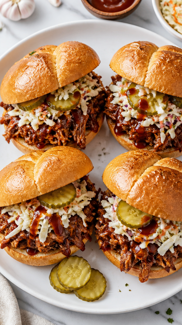 Slow Cooker Beef Brisket Sandwich