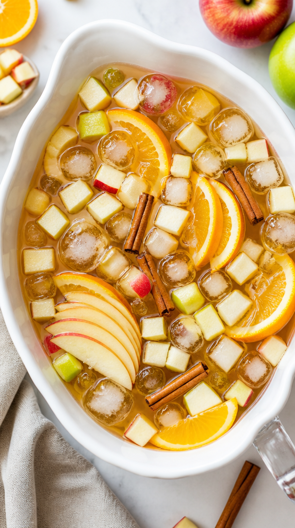 Spiced Apple Cider Sangria Pitcher