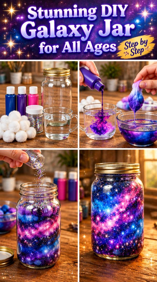 Create Your Own Stunning DIY Galaxy Jar: A Craft Project for All Ages