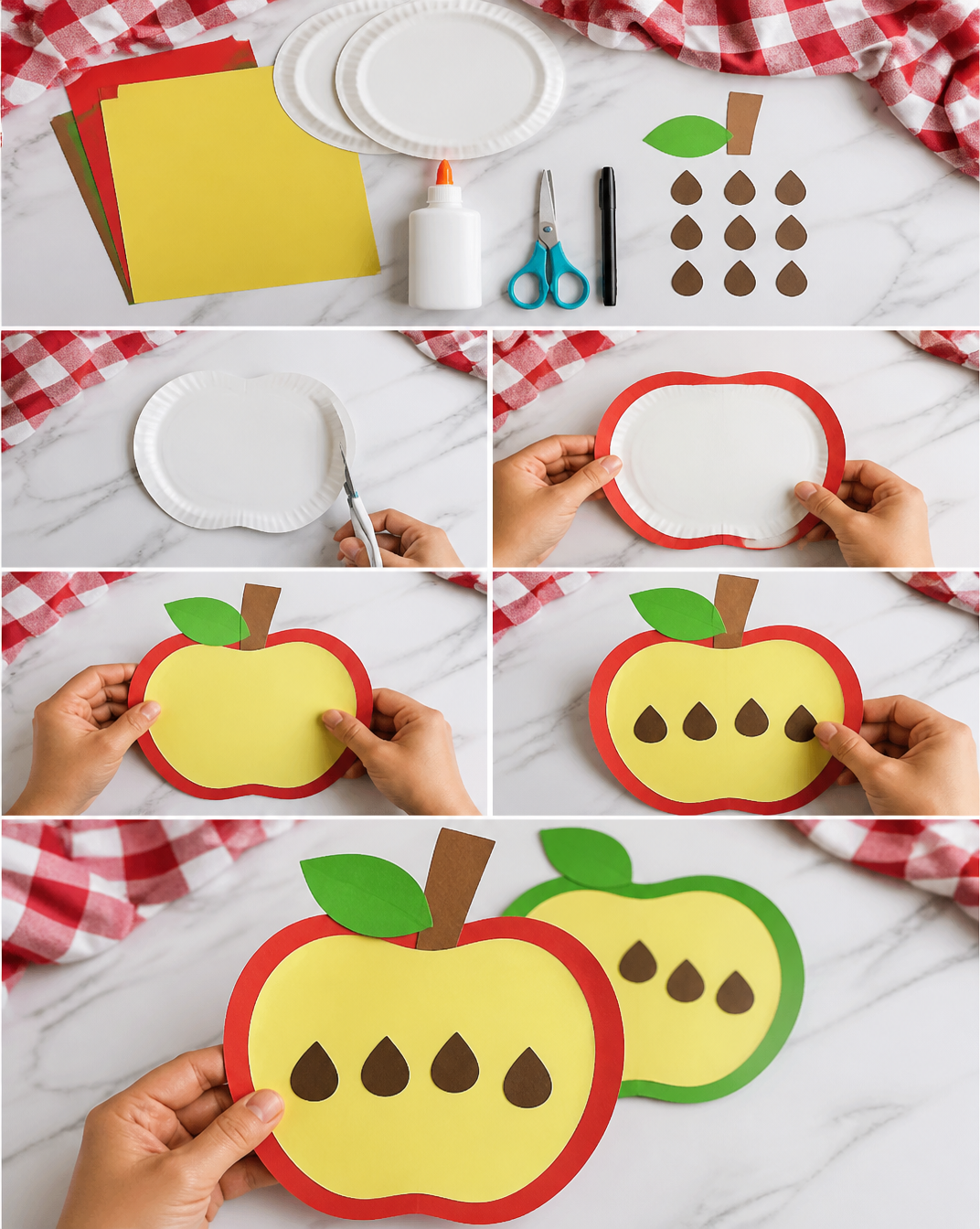 Apple Name Craft For Kids [Free Template]