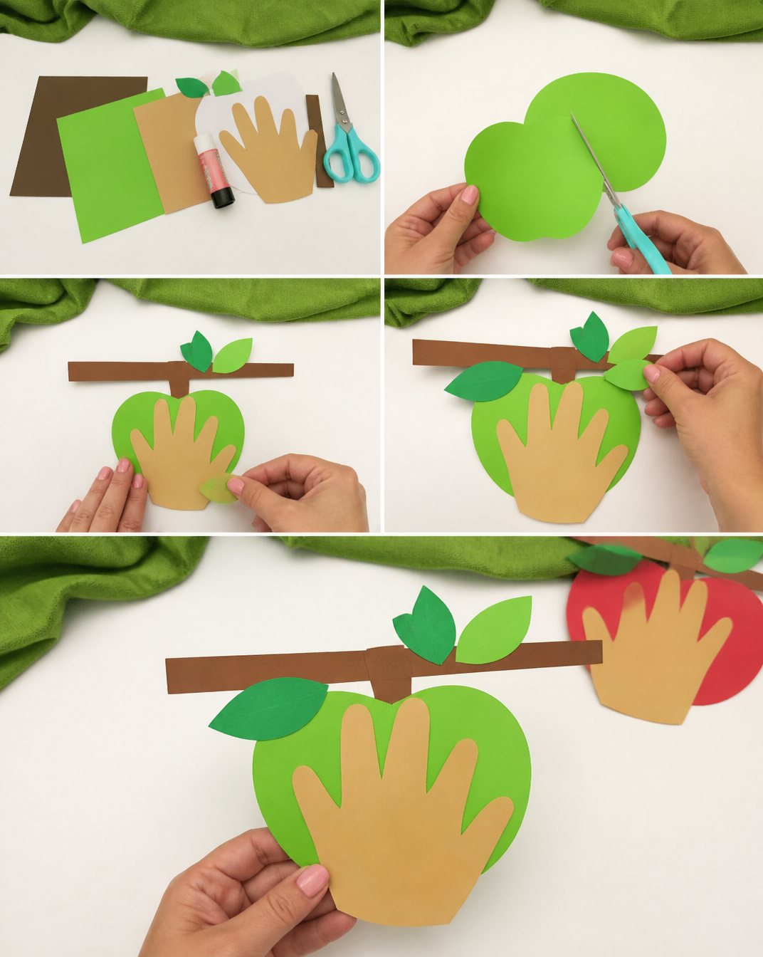 Apple Picking Craft (Free PDF Template)