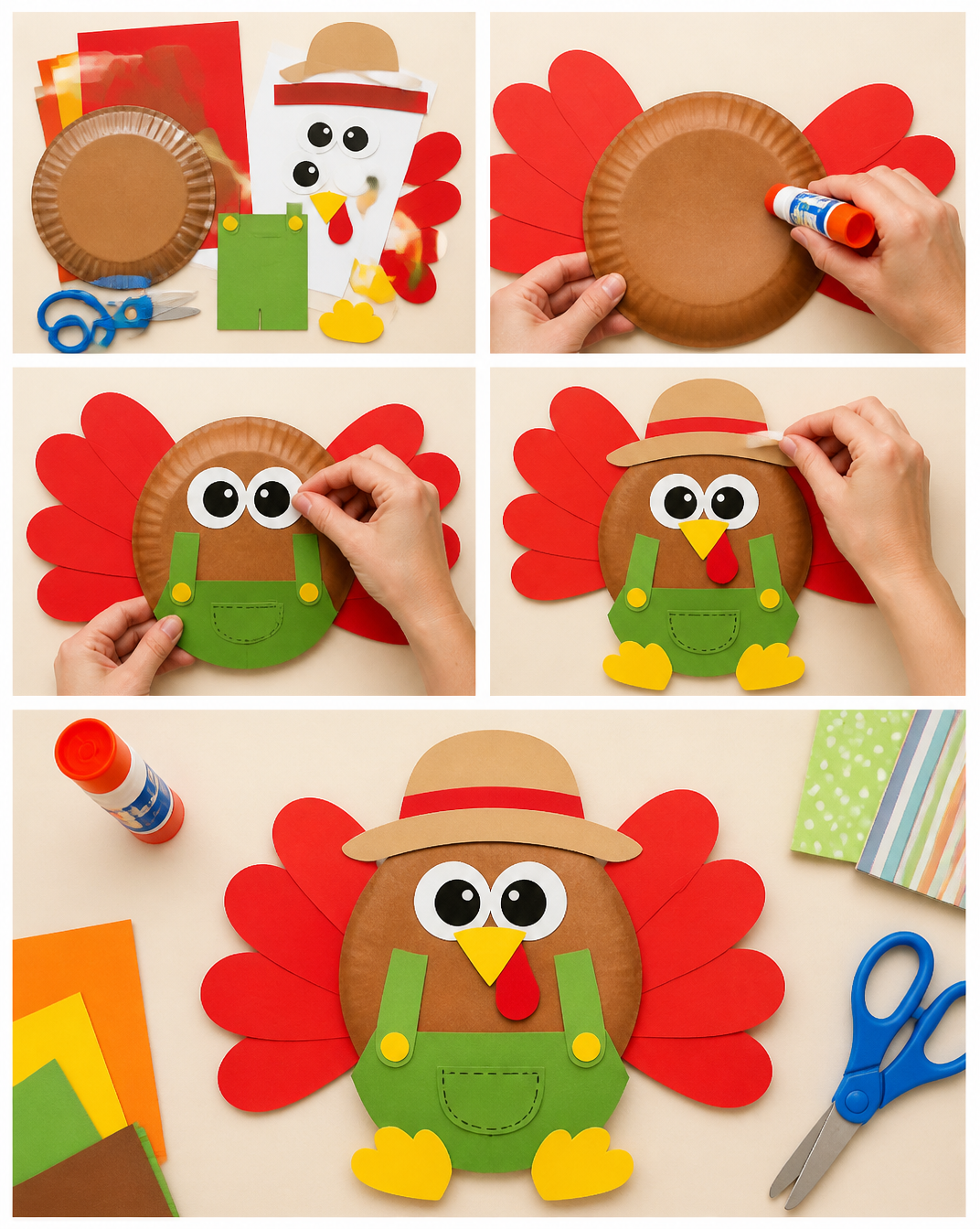 Farmer Turkey Disguise Project Idea [Free PDF Template]