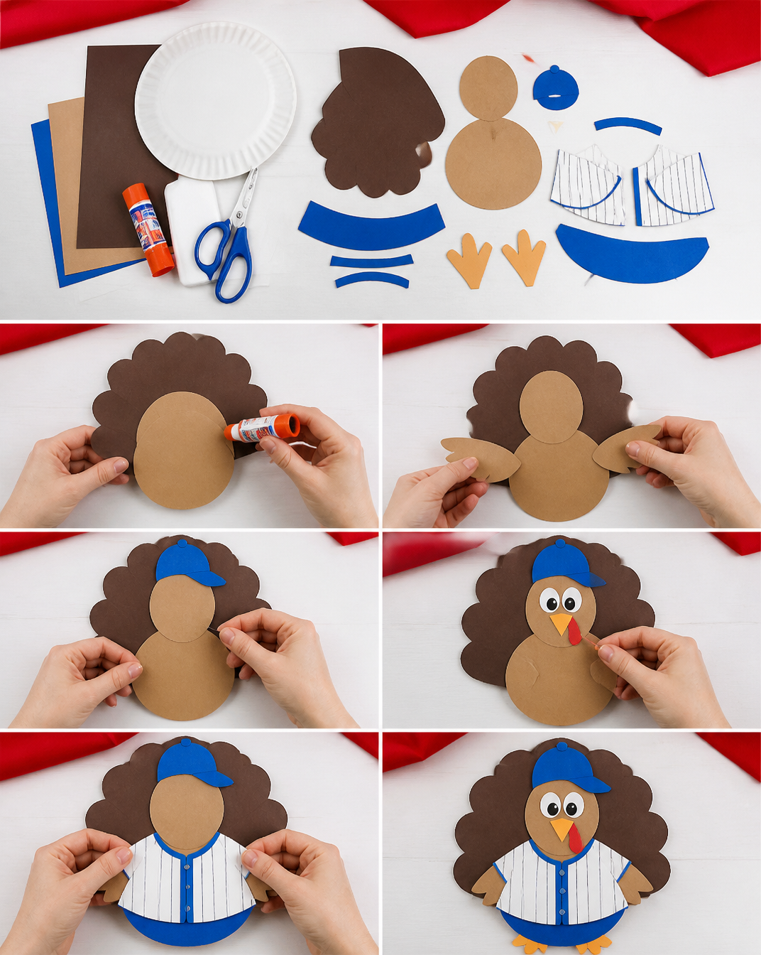 Baseball Turkey Disguise For Kids [Free Printable Template]