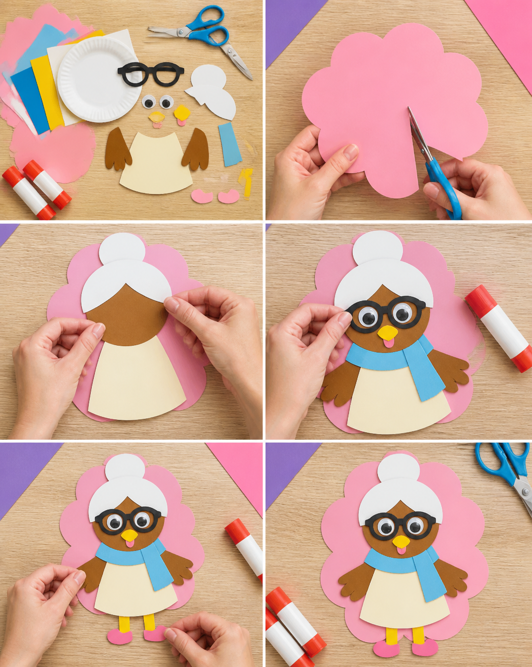 Granny Turkey Disguise [Free Printable Template]