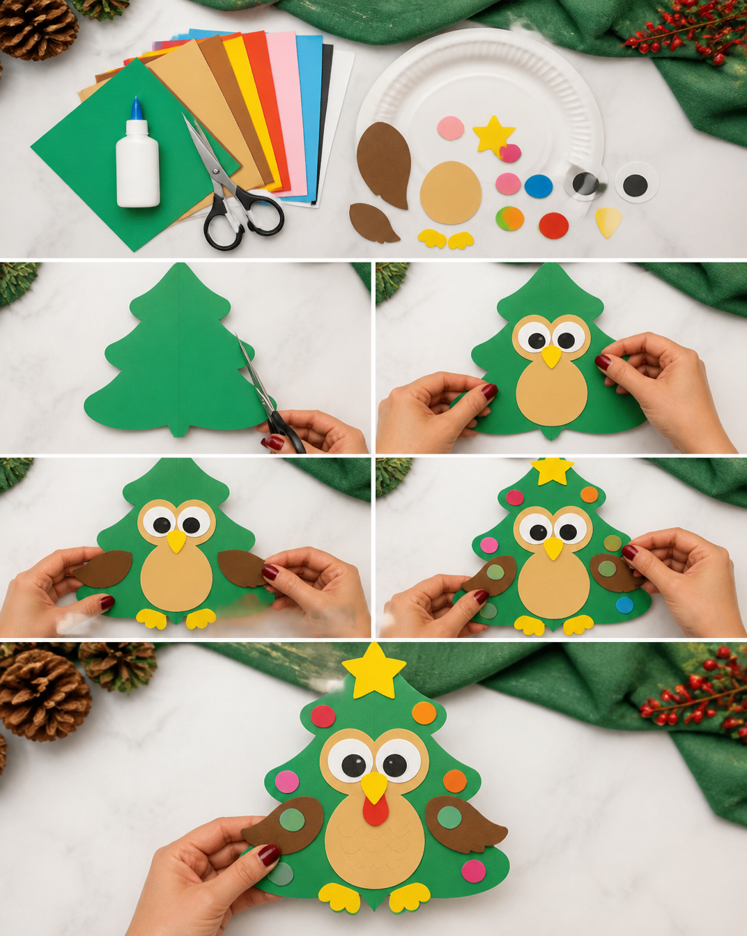 Christmas Tree Turkey Disguise (Free Printable Template)