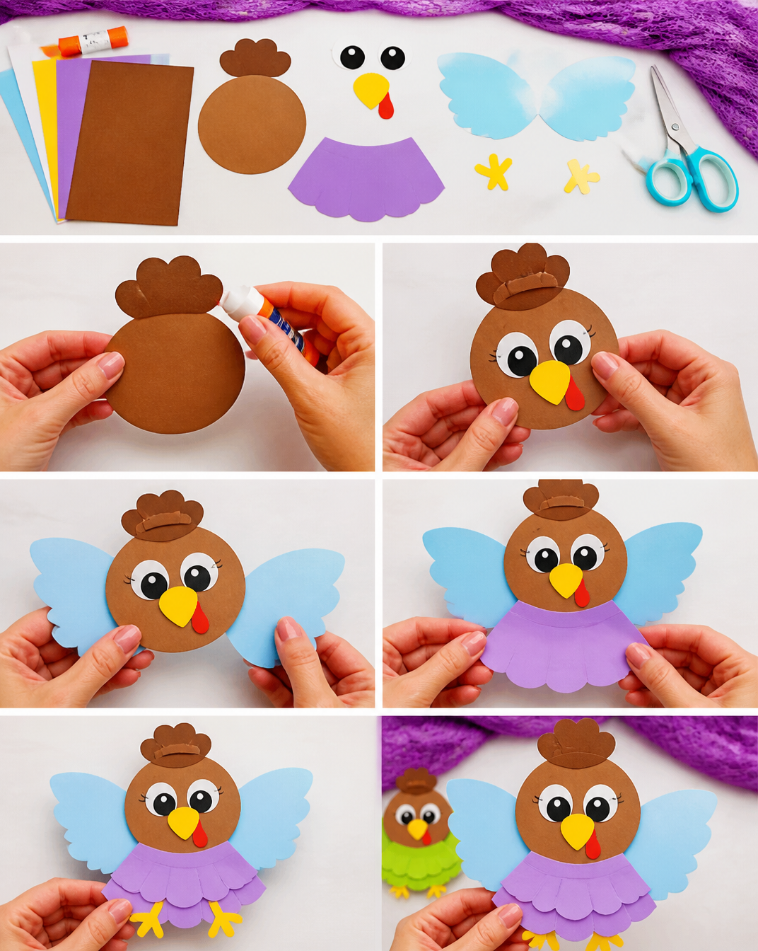 Fairy Turkey Disguise Craft For Kids (Free Printable Template)