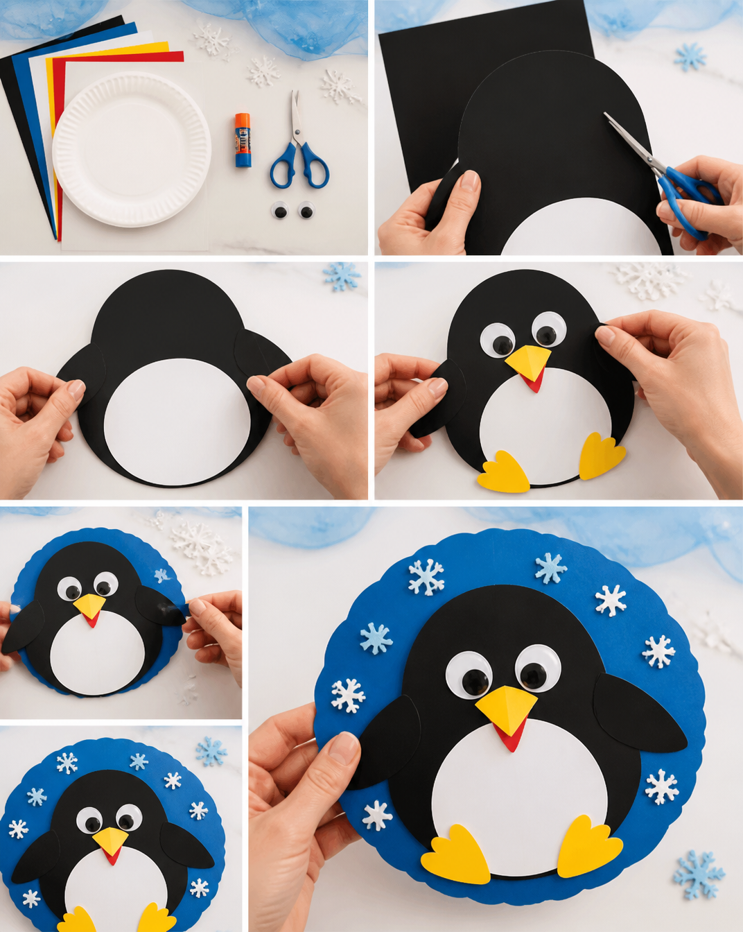 Penguin Turkey Disguise Craft For Kids [Free Template]