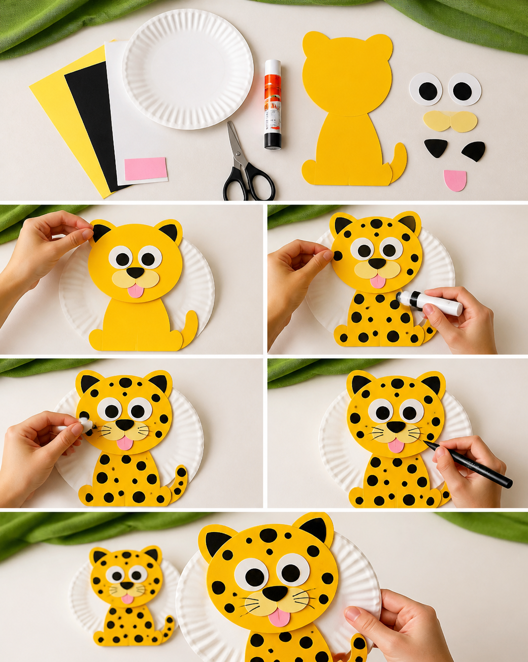 Cheetah Turkey Disguise Project For Kids (Free Template)