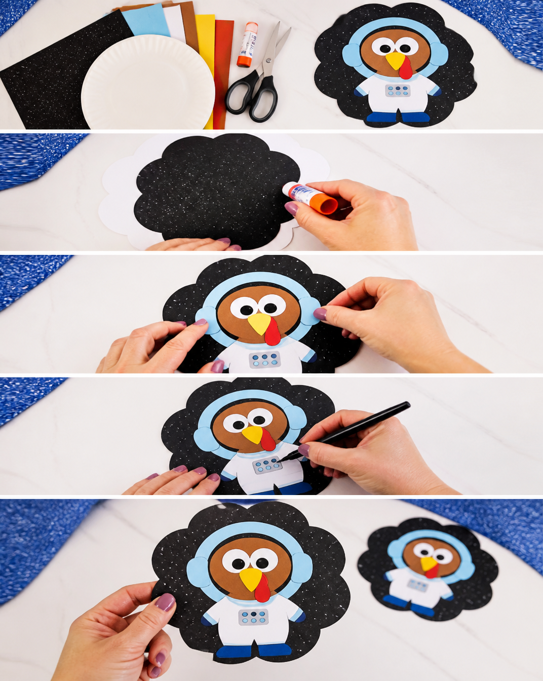 Astronaut Turkey Disguise Craft For Kids [Free Template]