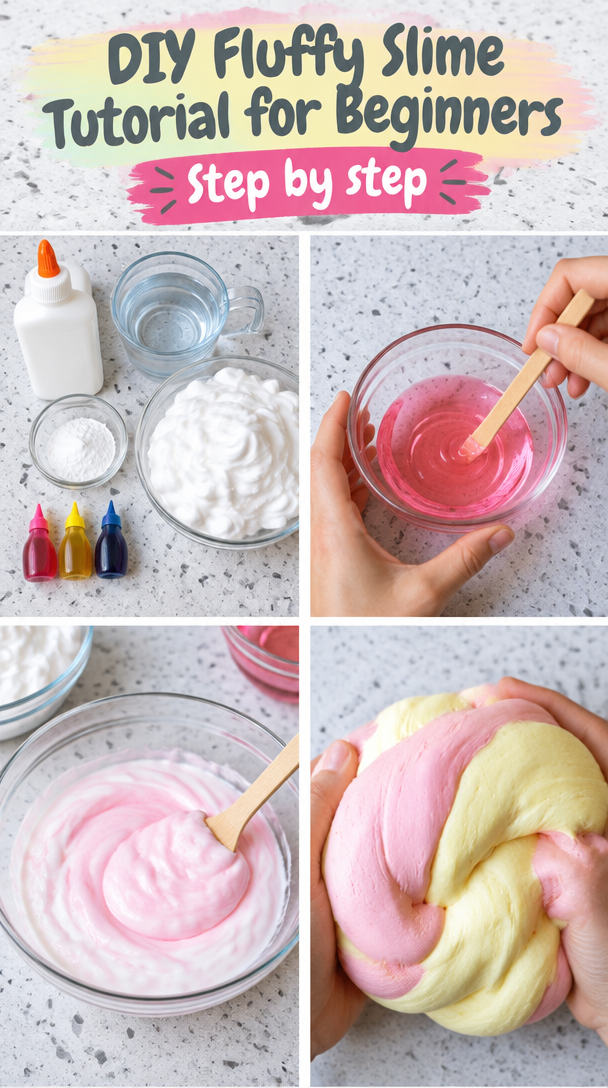 DIY Fluffy Slime