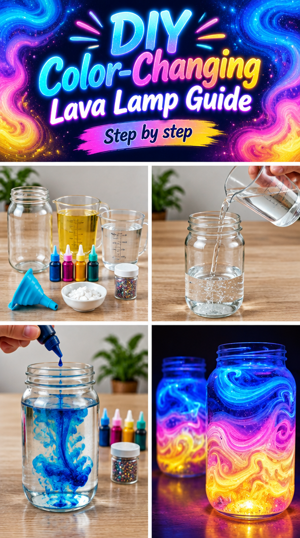 DIY Color-Changing Lava Lamp