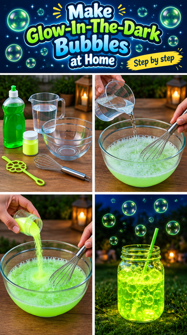How to Make Glow-in-the-Dark Bubbles