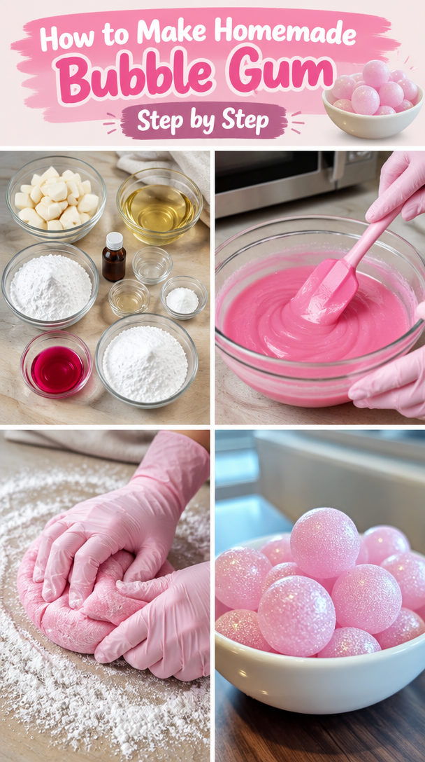 Homemade Bubble Gum Recipe