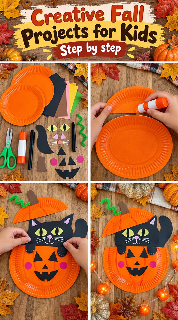 Creative Fall Projects for Kids 5 Creative fall projects | Halloween creative, Autumn projects for kids, Bricolage halloween