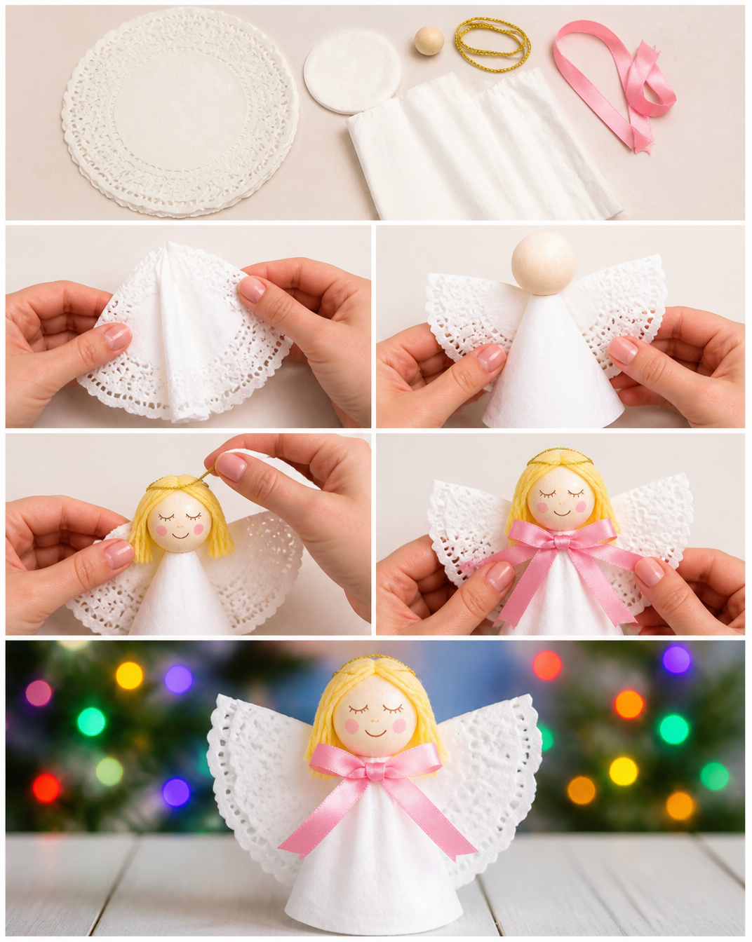 Angel Christmas Gift Bag - Arty Crafty Kids