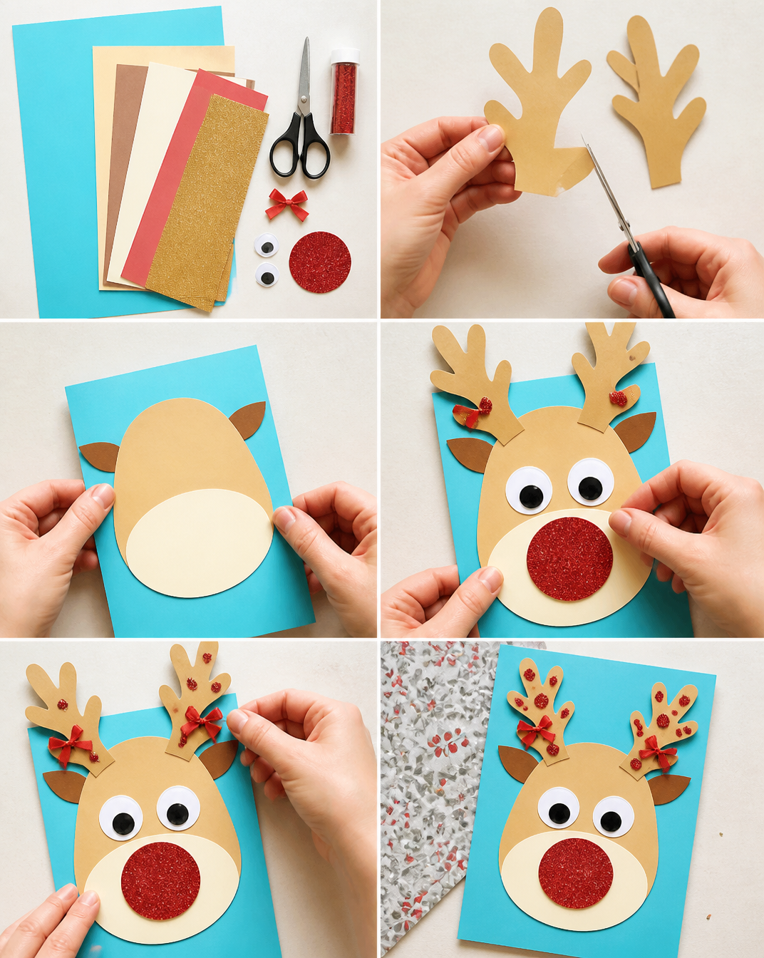 Jingle Bells Rudolph Reindeer Craft - Arty Crafty Kids