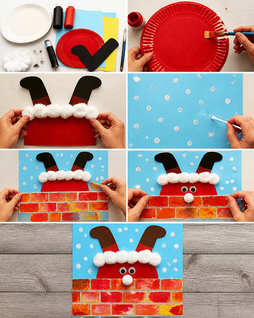 Santa's Stuck in the Chimney: A Funny Christmas Craft - Arty Crafty Kids