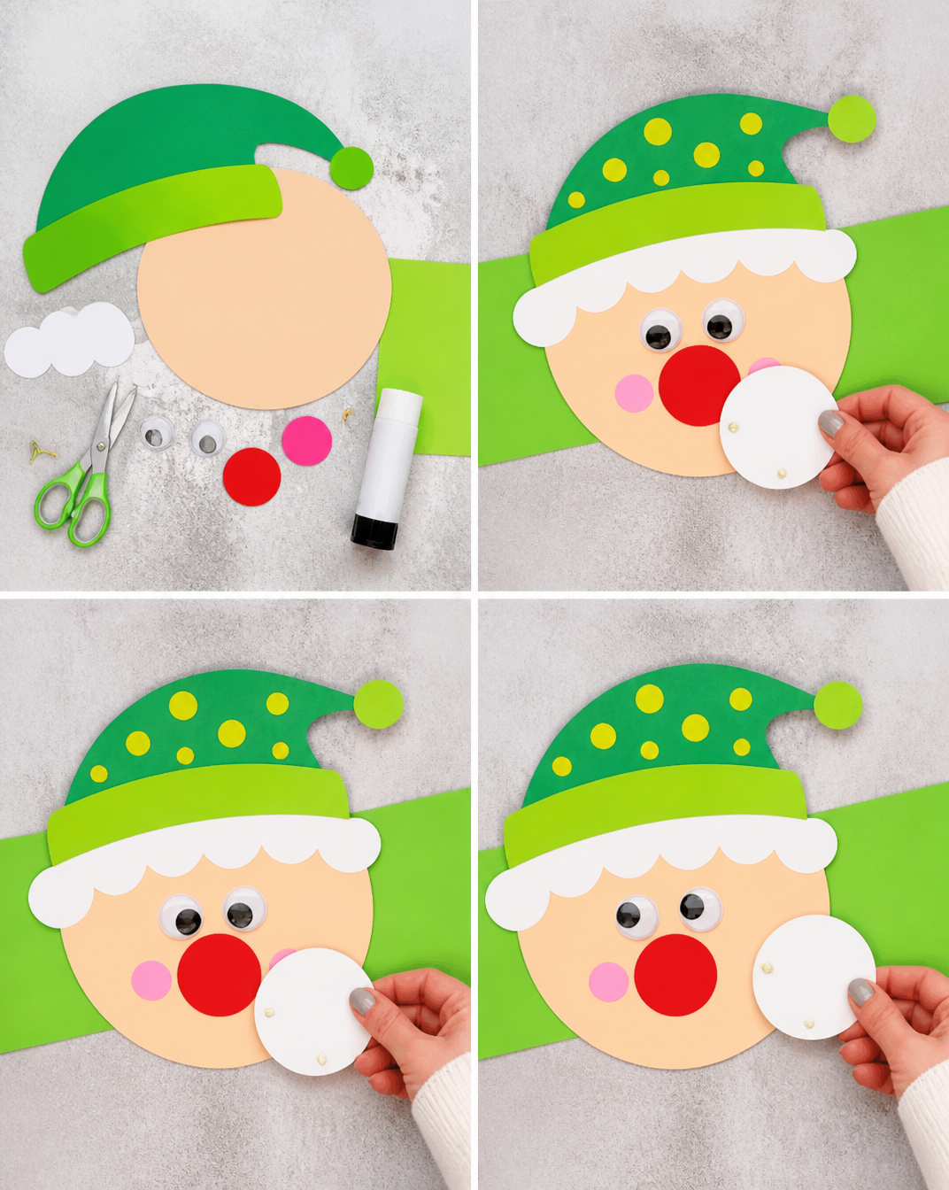Moving Eyes Elf Craft - Arty Crafty Kids