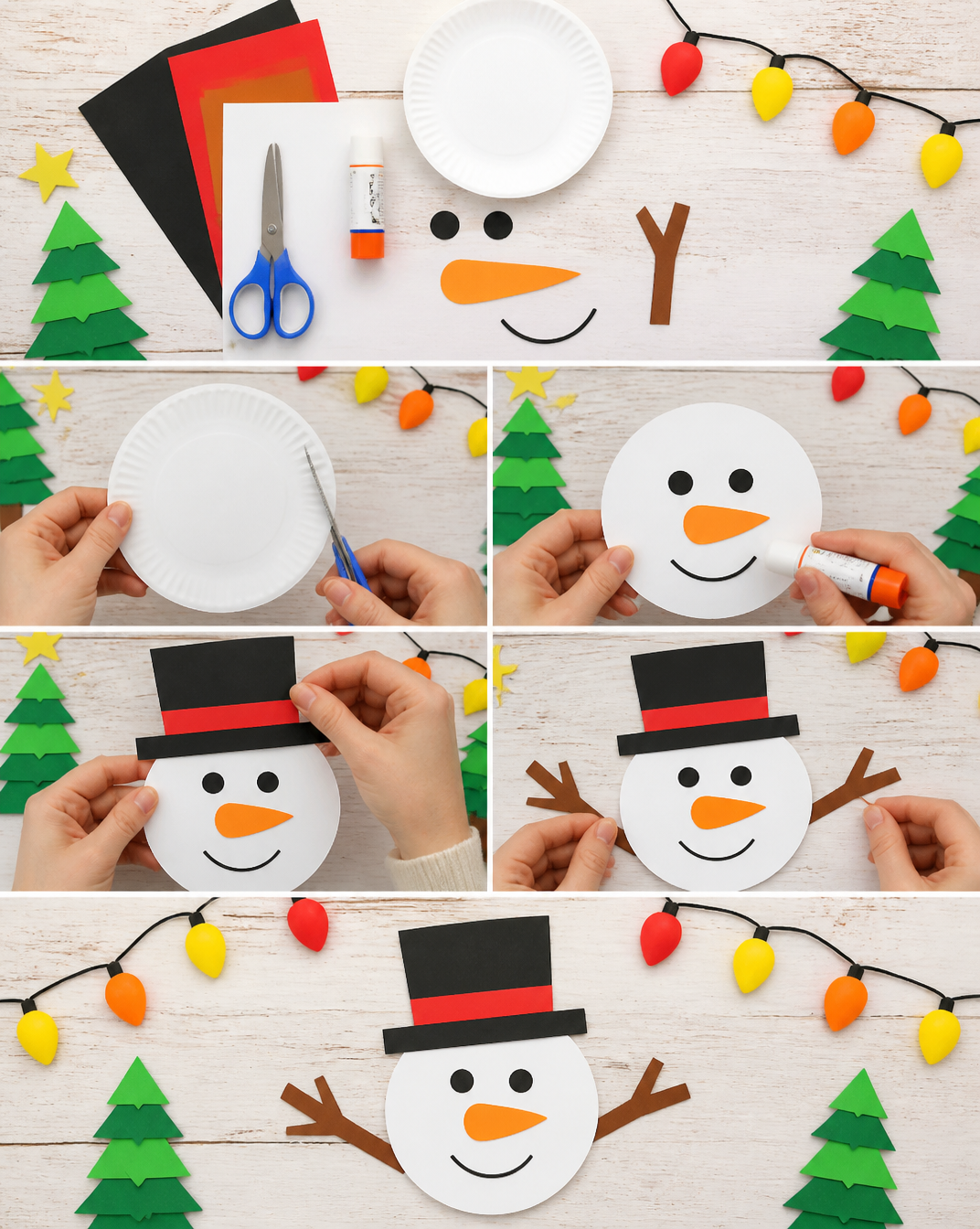Printable Snowman Craft For Kids - This Tiny Blue House
