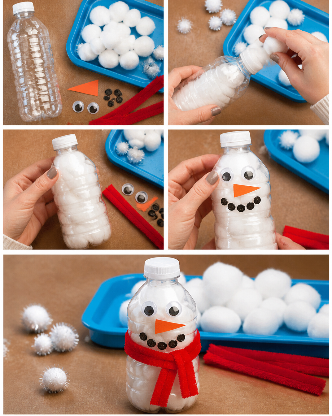 Winter Theme Ideas: Make A Snowman Fine Motor Activity