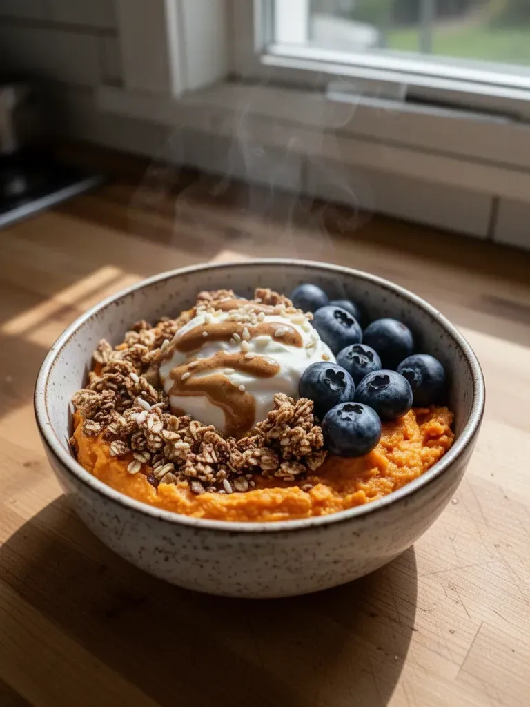 Savory & Sweet: Irresistible Sweet Potato Breakfast Bowl Delight