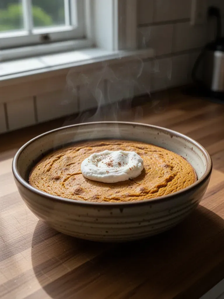 High-Protein Pumpkin Breakfast Cake
