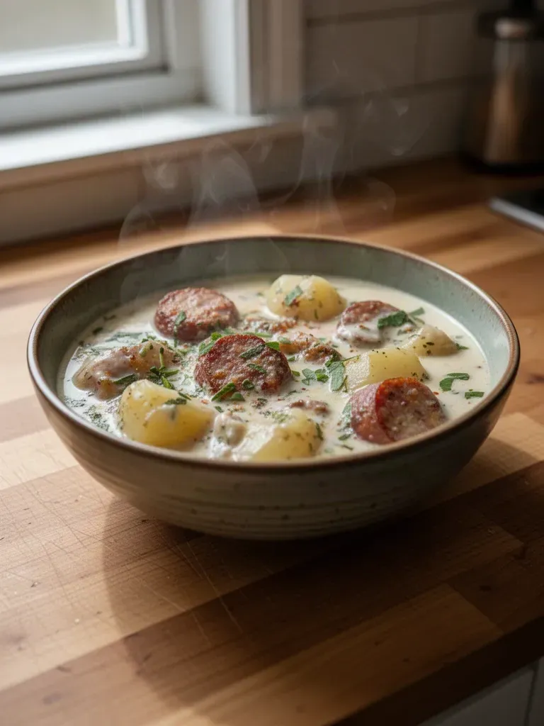 Creamy Potato Sausage Soup