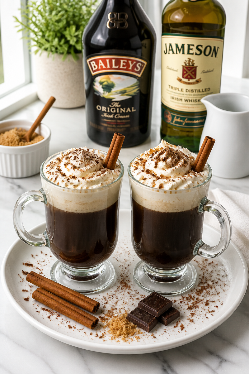Classic Irish Cream Coffee Cocktail