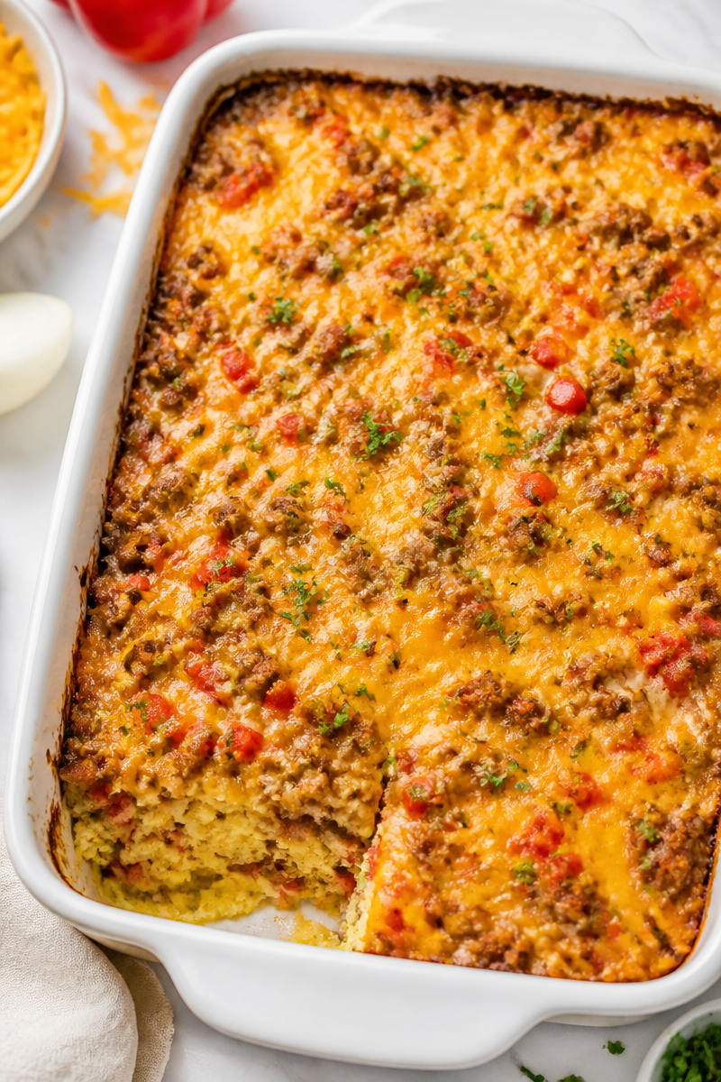 Crispy Hash Brown Breakfast Casserole
