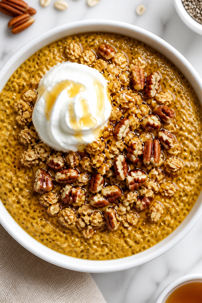 Overnight Pumpkin Chia Seed Pudding
