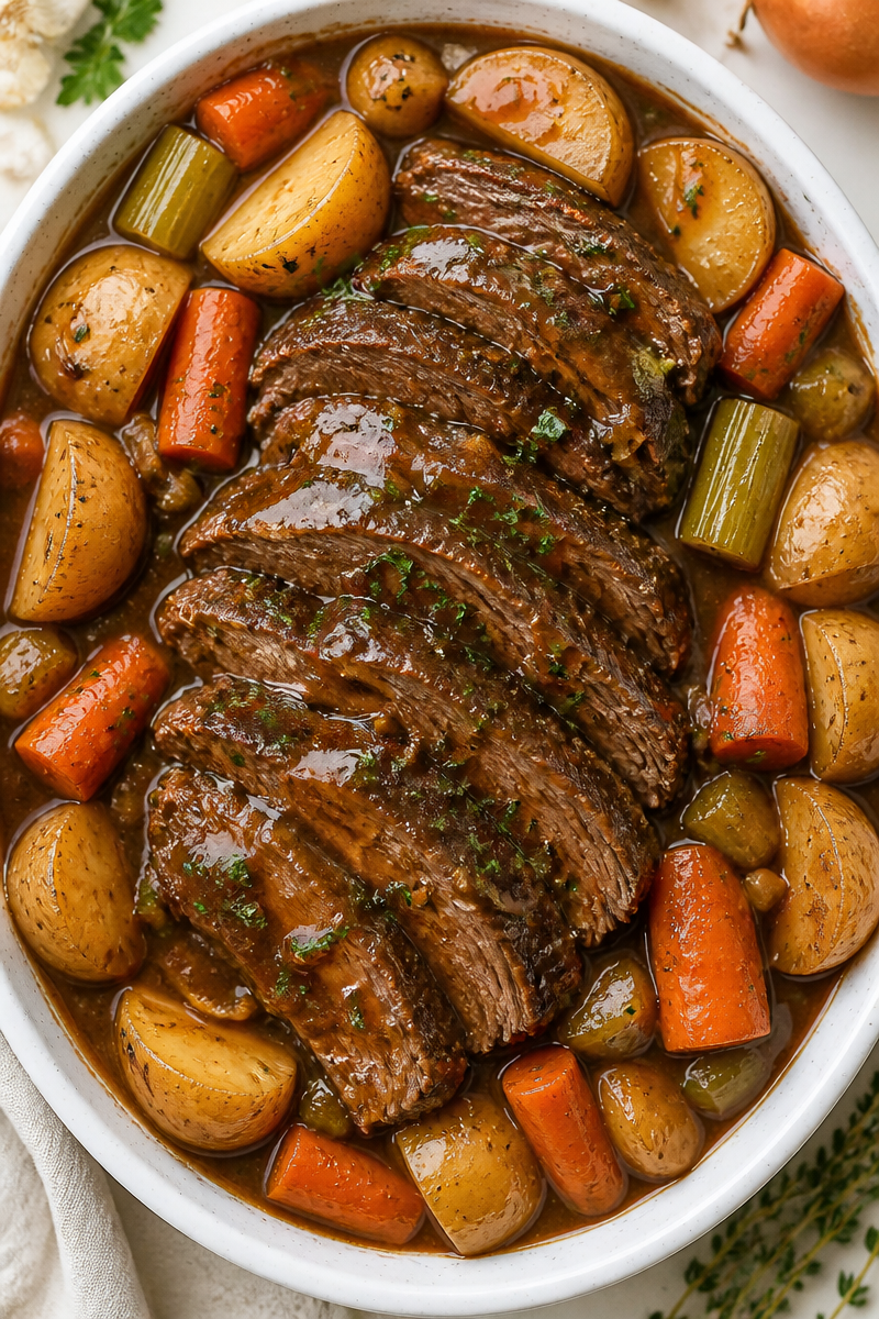 Classic Beef Pot Roast Vegetables