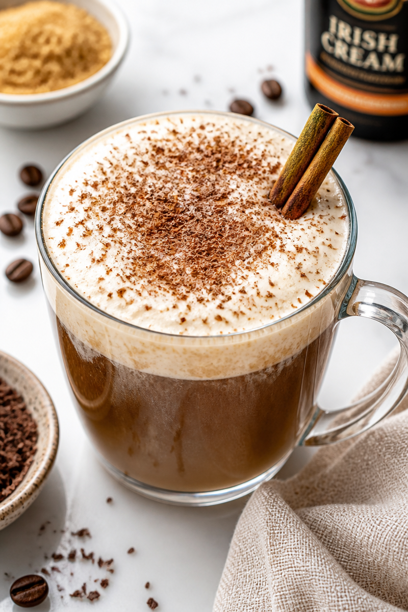 Classic Irish Cream Coffee Cocktail