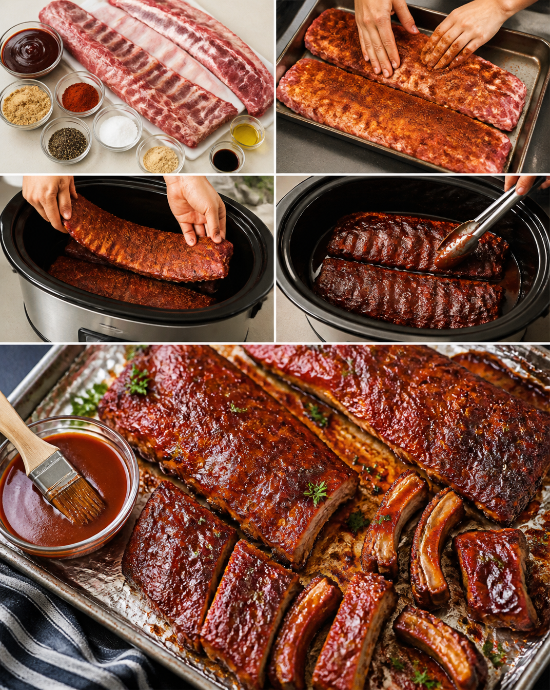 Slow Cooker Pork Ribs Fall Off The Bone