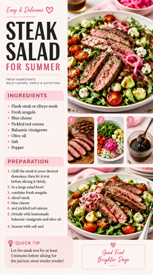 Steak Salad For Summer