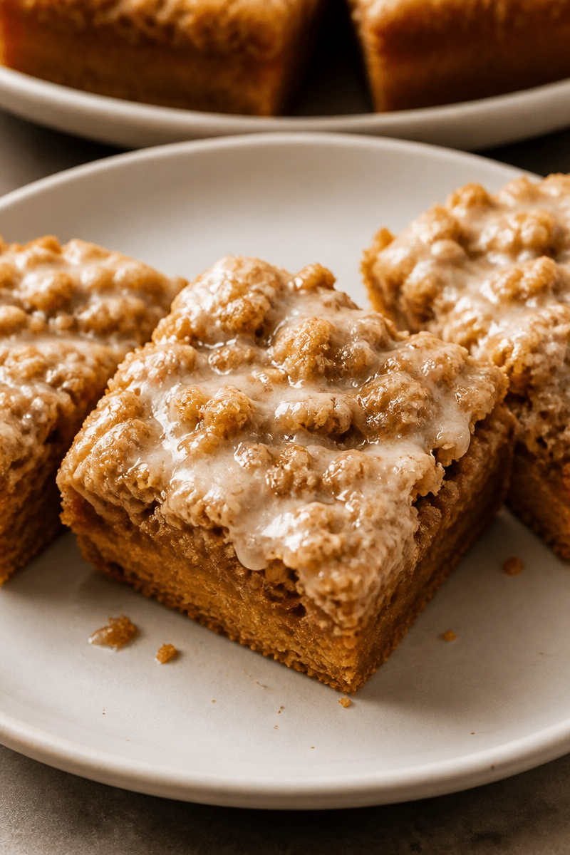 Cinnamon Streusel Pumpkin Coffee Cake