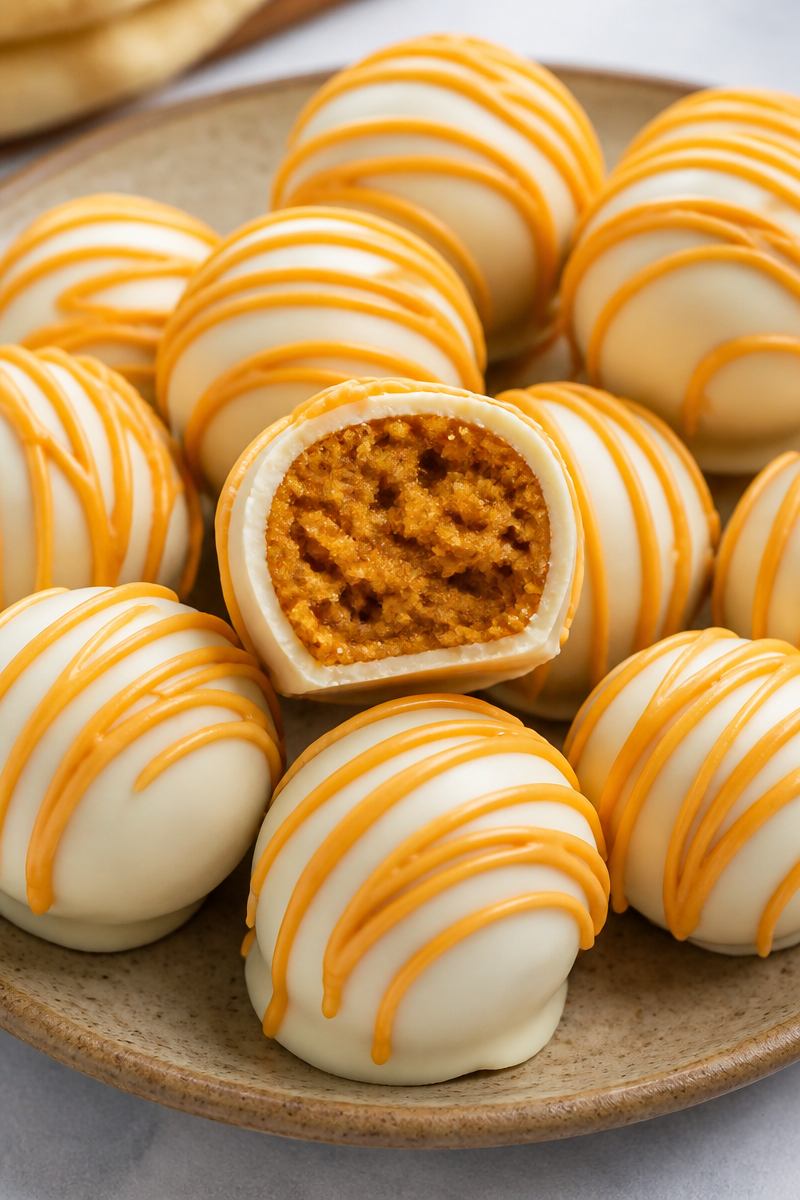 Pumpkin Cake Pops